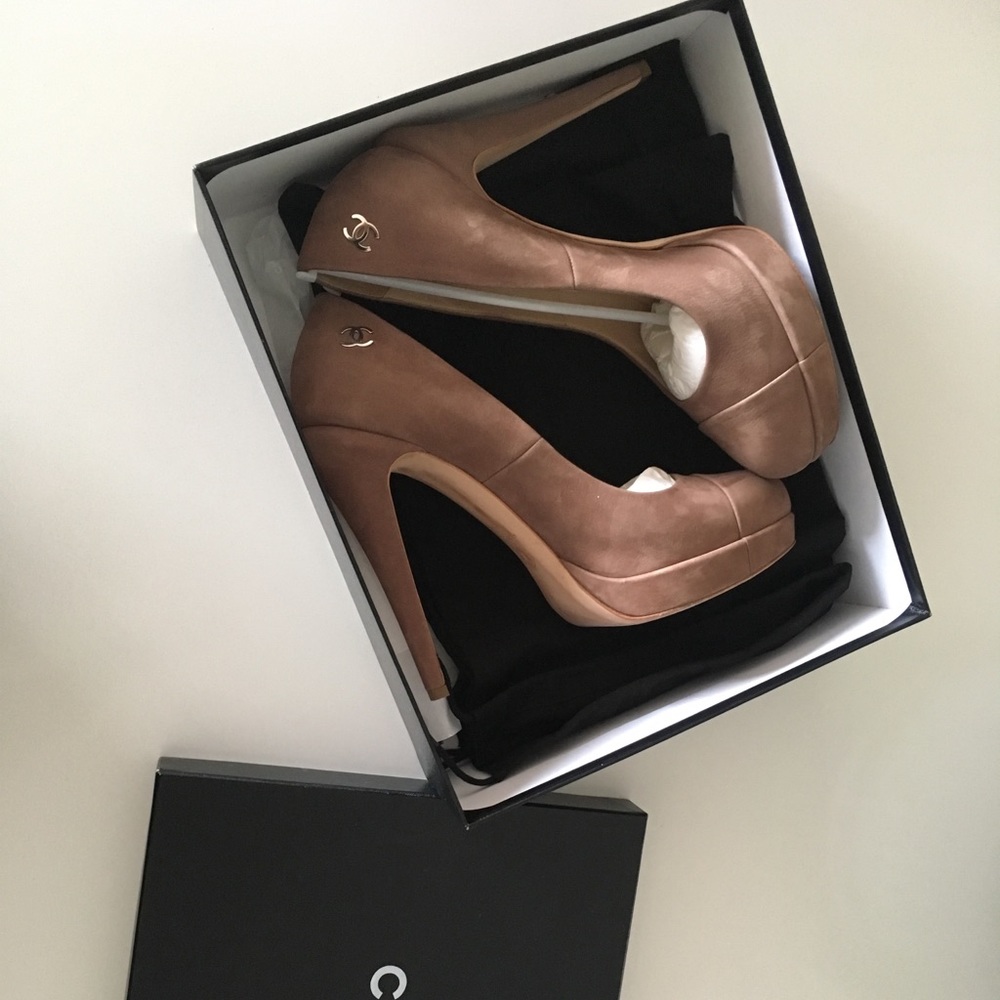 Chanel Almond Toe Pumps